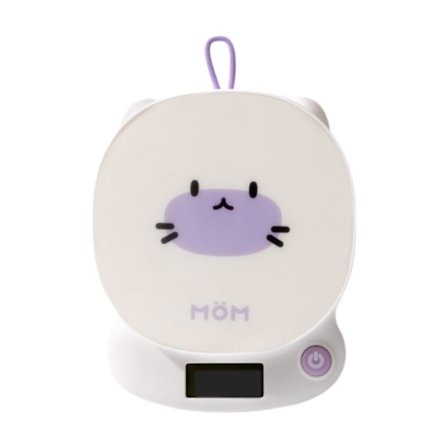 Keittiövaaka - 5 kg maksimi, 0,1 g tarkkuus, söpöjä eläinkuvioita leivontaan, ruoanlaittoon ja kahvin valmistukseen (valkoinen kissa)