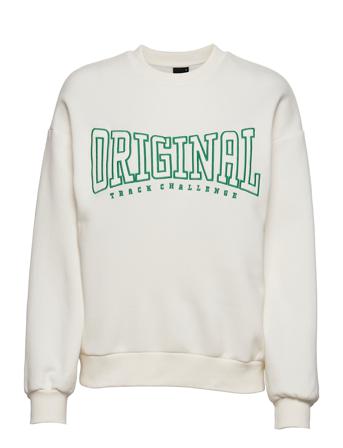 Riley Sweater Sweatshirt Trøje Hvid Gina Tricot