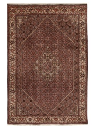 Bidjar Rug Oriental Brown/Black (Wool, Persia)