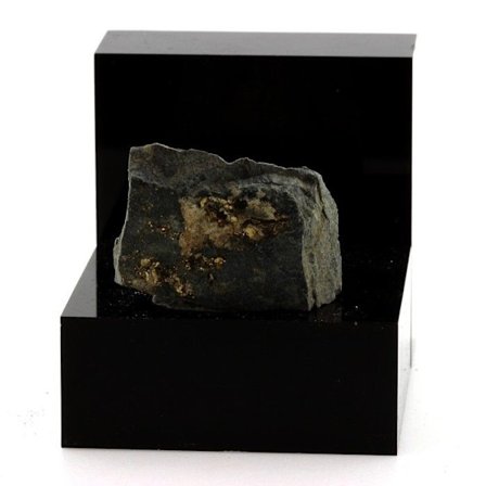 Stenar och mineraler. Pyrit på keratofyr. 75.4 ct. Villefranche-sur-Saône, Rhône, Frankrike. Sällsynt.