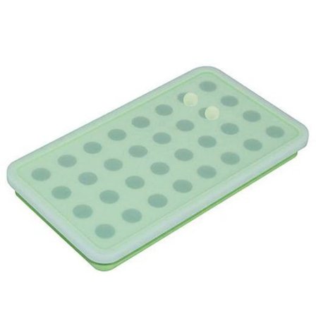 Jääpalamuotti pyöreä jääpalamuotti silikoninen jääpalamuotti pallo jääpala-astia vihreä - Generic