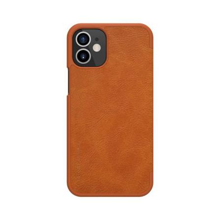 Nillkin Qin Läderfodral För Apple Iphone 12 Mini Brown Brun 180 Mm
