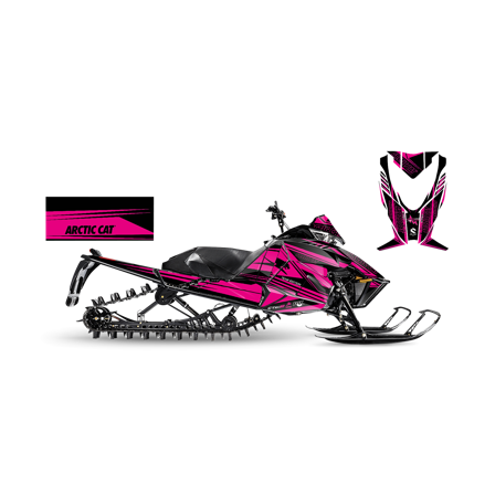 Tarrasarja SweTown AC Team Racer - Pinkki - Arctic Cat ZR 8000 RR 2014-2015