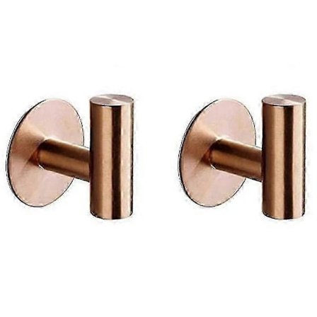 2 kpl kylpyhuonekoukkuja ruostumattomasta teräksestä, tukeva koukku kylpyhuoneeseen, keittiöön, olohuoneeseen, hotelliin, takki p