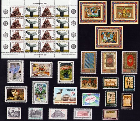 Kunst/Kultur - Frimærkepakke - Postfrisk