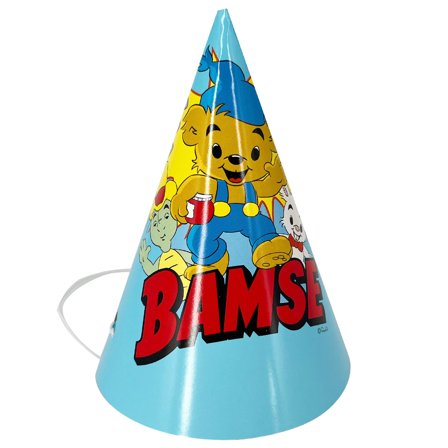 Partyhattar Bamse 8-pack