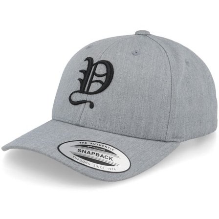 Kiddo Cap - Grå adjustable Keps - Kids Y Letter 3d Heather Grey Adjustable @ Hatstore