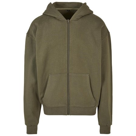 Bygg ditt varumärke Herr Ultra Heavyweight Full Zip Hoodie 5XL Oliv