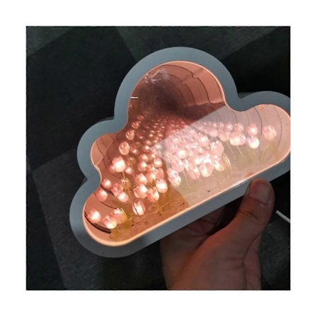 Molntulpanlampe, DIY Tulipan Natlampe, Molntulpan Spejl Natlampe, Tulipan LED Bordlamper, Ta