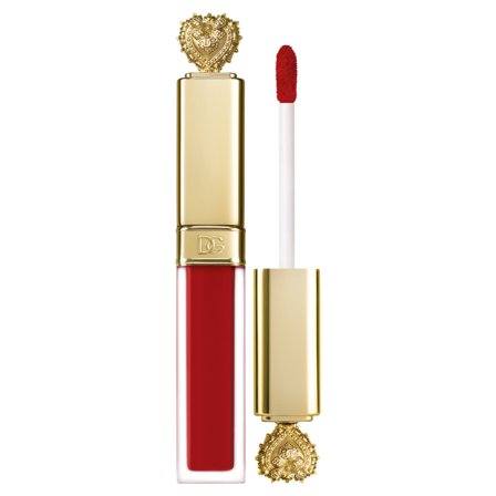 Dolce&Gabbana Everkiss Liquid Lip Rossetto liquido soft matte no transfer 405 Devotion - Rosso perfetto vibrante 5,5ml - Rossetto