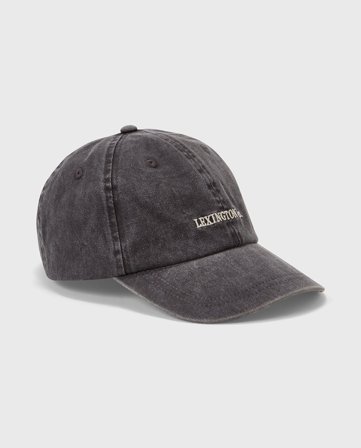 Lexington Teen casual faded cap, dark gray