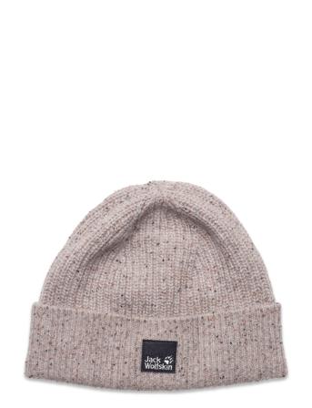 Nature Knit Cap Accessories Headwear Beanies Beige Jack Wolfskin