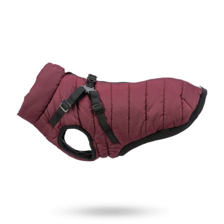 Trixie - Trixie Vinterdekken med sele Pirou - Sangria - Klassiske hundeseler, step-in, jacket seler, trekkseler, vinterseler & Y-seler på Doggie.no