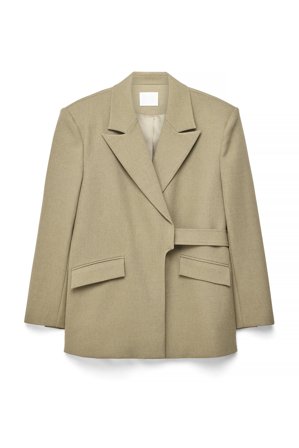 Alexia x NA-KD Blazer oversize avec ceinture - Blazers à ceinture - Vert - EU 44