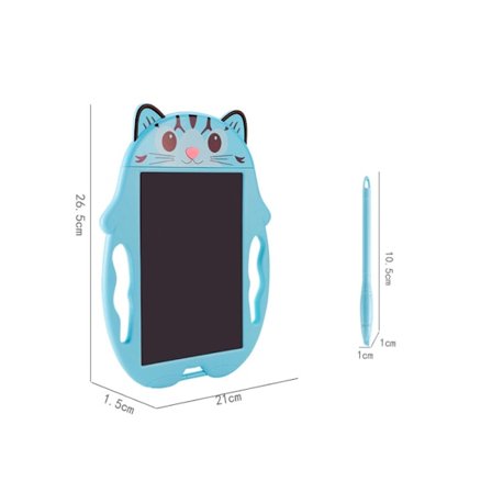 Enfarvet kat (pink) 21 cm × 1,5 cm × 26,5 cm Tegnetavle til børn