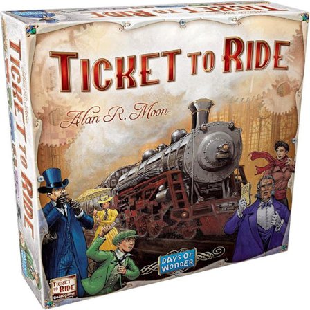 Days of Wonder | Ticket to Ride Brettspill | Alder 8+ | For 2 til 5 spillere | Gjennomsnittlig spilletid 30-60 minutter