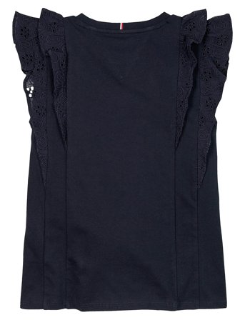 Tommy Hilfiger | Broderie Anglaise Knit Top Ss | 149