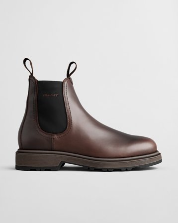 GANT Herren Blisdor Chelsea Boot aus Leder (41) Braun