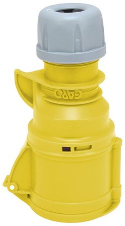 Garo S 416-4 Q Skarvuttag IP44, 5-polig 16A, Quick Gul, 4 h, Anslutningsdon & kablar