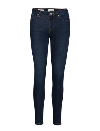 Slfida Mwkinny Darklue Jeans U Blue Selected Femme