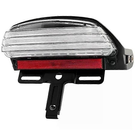 Motorcykel Mudguard Tri-Bar LED Halebremse Skærmlys Passer til Harley Dyna Fat Bob Softail FXSTB FXSTC Motorcykel LED Baglygte