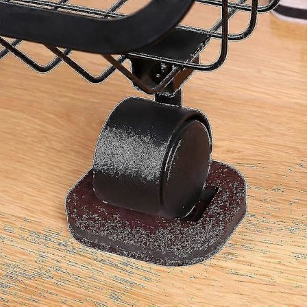 Kontorstol Hjulstopper Møbelhjulskåle Trægulvsbeskyttere Anti-vibrationspude Stol Rullefødder Skridsikker Måtte (5 stk.)