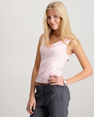 RYVLS Jersey Cowl Neck Top Rosa Topper/Bluser Jente - Kids Brand Store