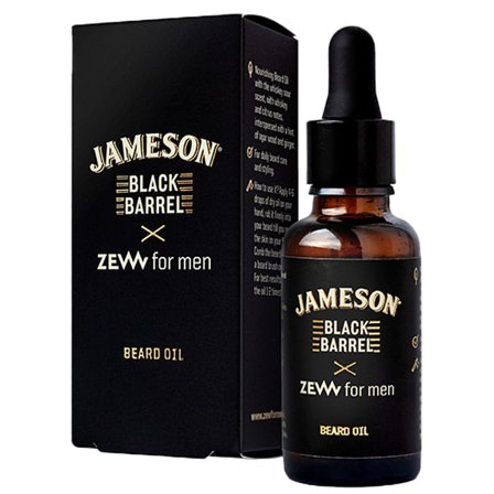 Zew for Men Beard Oil Jameson Black Barrel 30 ml, Mænd, Skægpleje, Skægolie