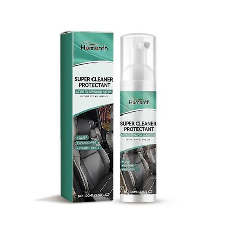 Effektiv 100 ml Multifunktionell Bilsätesrengöring för Läder, Tyg & Glas