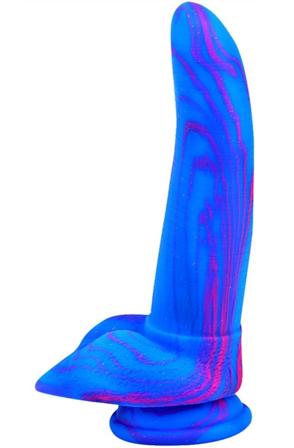 Dildo Banadick Blue-Pink 21cm Dragon dildo - Blushme.se