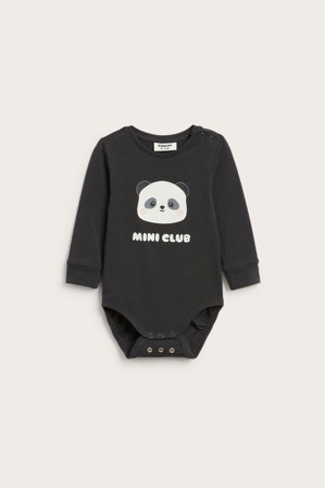 Kappahl | Body med dyremotiv Svart 56 | Svart