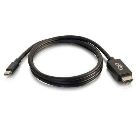 C2G 6ft Mini DisplayPort to HDMI Adapter Cable - Mini DP Male to HDMI Female - Black - videoadapterkabel - Mini DisplayPort til HDMI - TAA-samsvar - 2