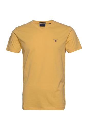 Original Slim V-Neck T-Shirt T-shirts Short-sleeved Gul GANT