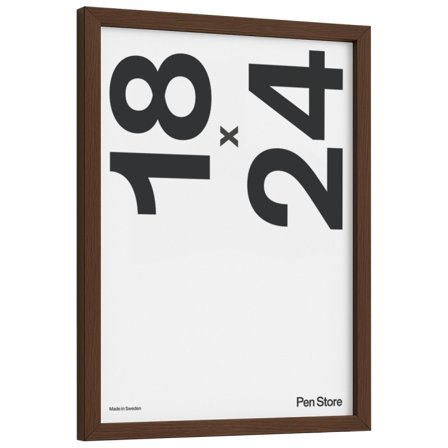 Pen Store Wooden Frame Walnut Finish 18x24 cm