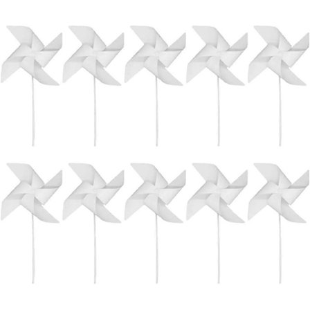 24 kpl Tee-se-itse Tuulimyllysarjoja DIY Maalaus Askartelu Spinneri Tuuliviiri Tyhjä Tuulimyllylelu Koulutyöhön Kotiaskarteluun[D]