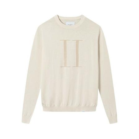 Les Deux Encore Line Intarsia Knit Hvid, Herre Strik