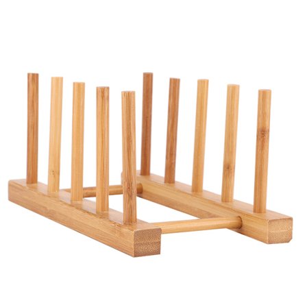 Töm Hushållsdiskställ Tallrikar Hylla Skärbräda Köksställ Skål Mathållare 4 Galler