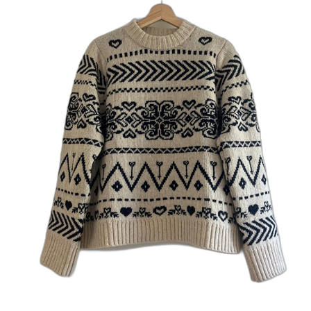 Stickad tröja mönster