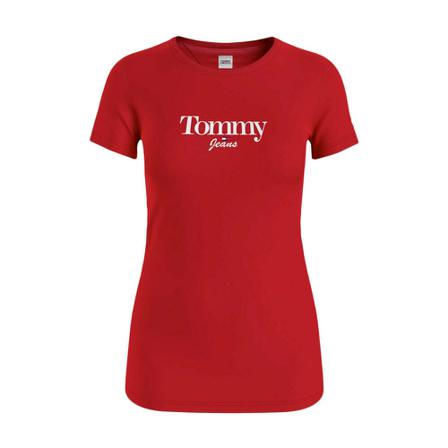 Tommy Hilfiger T-shirt , Rood , Dames , Maat: L