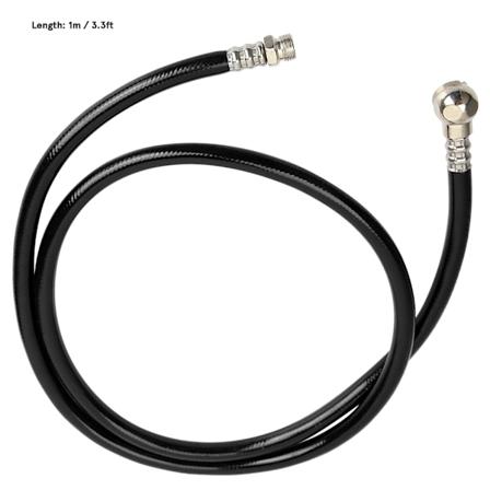 1m/1.3m Pituinen Rengasilman Paineistushormi 1/4" PVC Pneumattinen Letku 400psi Ilmaletku (#1)"