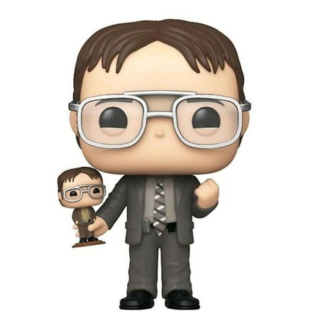 10cm Office Dwight Schrute Action Figur Collection Leksaker Julklappsdocka med ask