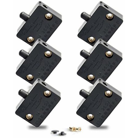 Automatisk Dörrbrytare för Garderobsljus Automatisk Ljussensor för Garderober Slå På Ljus Möbel Bänkskiva 6-pack