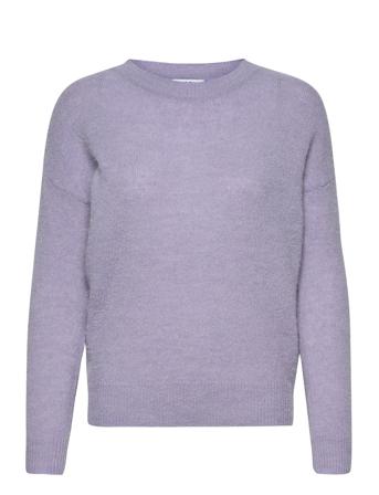 Femme Alpaca O Pullover Purple MOSS COPENHAGEN