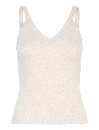 Dagnaiw V-Top Melange Beige InWear