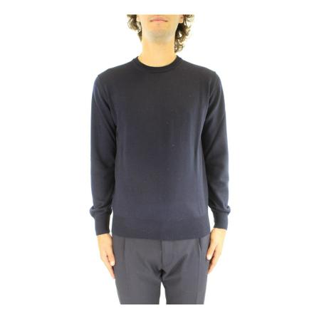 Altea, Round-neck Knitwear Blauw, Heren, Maat:L