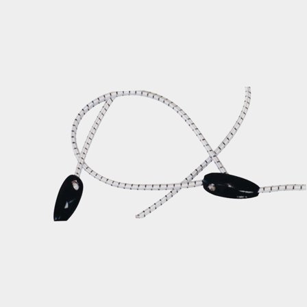 Segelstropp med cleat ø 8mm längd 80cm