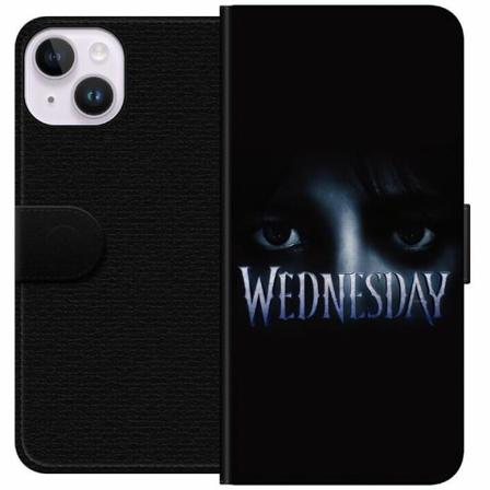 Apple Iphone 14 Plånboksfodral Wednesday Addams