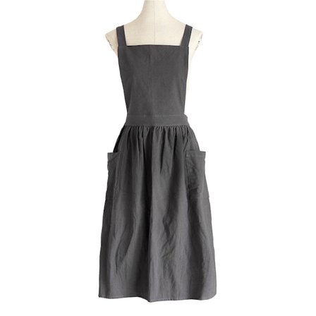 Forklæde til kvinder Elegant arbejdsforklæde til køkkenfabrik Restaurant/arbejder