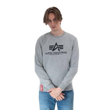 Alpha Industries, Basic Blouse 178302 17 Szary, Mężczyzna, Rozmiar: S
