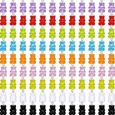 Kumihartsikarhu-riipukset (90 kpl)